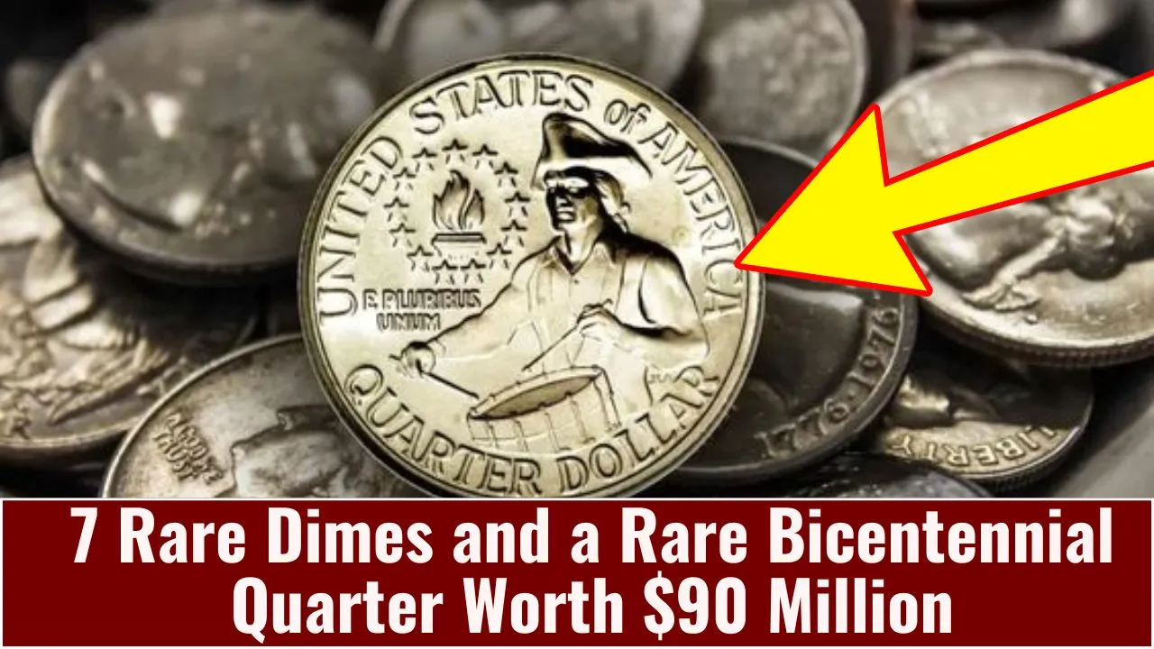 7 Rare Dimes and a Rare Bicentennial Quarter